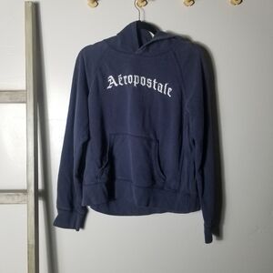 AEROPOSTALE BLUE LIGHTWEIGHT HOODIE SIZE LARGE